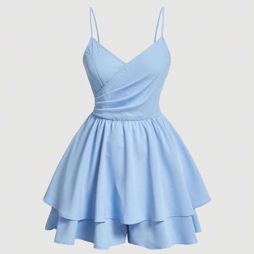 Cute light blue dress/romper